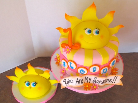 you are my sunshine cake